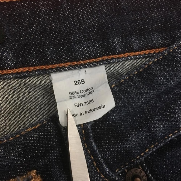 J.Crew Matchstick Jeans Medium Dark Wash 26 - Picture 8 of 8